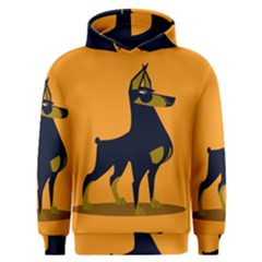 Illustration Silhouette Art Mammals Men s Overhead Hoodie