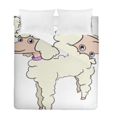 Poodle Dog Breed Cute Adorable Duvet Cover Double Side (full/ Double Size) by Nexatart