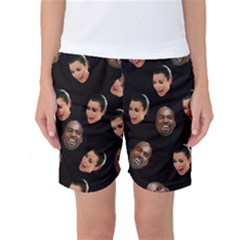 Crying Kim Kardashian Women s Basketball Shorts by Valentinaart