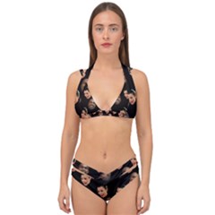 Crying Kim Kardashian Double Strap Halter Bikini Set by Valentinaart