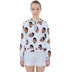 Crying Kim Kardashian Women s Tie Up Sweat by Valentinaart