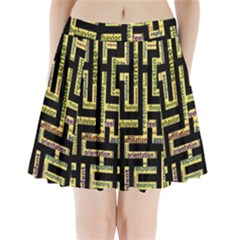 Mindset Stimulus Response Emotion Pleated Mini Skirt