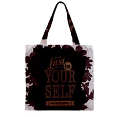 Encourage Motivation Tackle Things Zipper Grocery Tote Bag