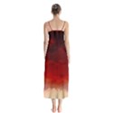 Flaming Skies Ominous Fire Clouds Button Up Chiffon Maxi Dress View2