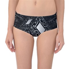 Technoid Future Robot Science Mid-waist Bikini Bottoms