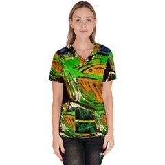 Lillies In The Terracota Vase 5 Scrub Top by bestdesignintheworld