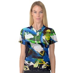 Avocado 2 V-neck Sport Mesh Tee