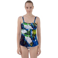 Avocado 2 Twist Front Tankini Set by bestdesignintheworld