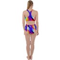 Abstract Background Colorful Pattern Racer Back Bikini Set View2