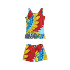 Parrot Animal Bird Wild Zoo Fauna Kid s Boyleg Swimsuit by Sapixe