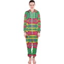 Shapes rows pattern                                       Hooded Jumpsuit (Ladies) View1