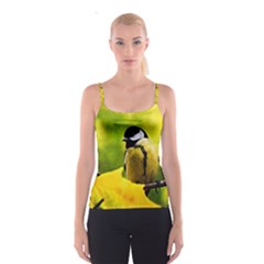 Tomtit Bird Dressed To The Season Spaghetti Strap Top by FunnyCow