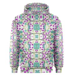 Colorful Modern Floral Baroque Pattern 7500 Men s Pullover Hoodie by dflcprints