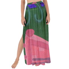 Pink Guitar Maxi Chiffon Tie-up Sarong by snowwhitegirl