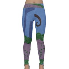 Purple Shoe Classic Yoga Leggings by snowwhitegirl