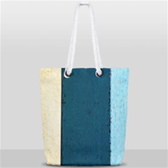 Flat Angle Full Print Rope Handle Tote (small) by FunnyCow