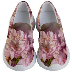 Beautiful Flowering Almond Kid s Lightweight Slip Ons by FunnyCow