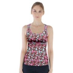 Lazy Cat Ombre Pattern Racer Back Sports Top by snowwhitegirl