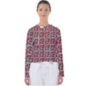 Lazy Cat Ombre Pattern Women s Slouchy Sweat View1