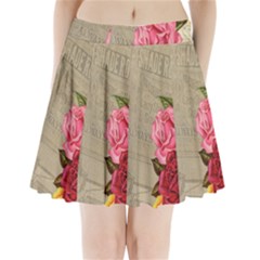Flower 1646069 1920 Pleated Mini Skirt by vintage2030