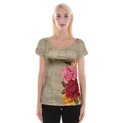 Flower 1646069 960 720 Cap Sleeve Tops by vintage2030