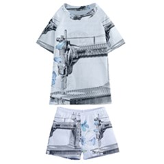 Vintage 1047275 1280 Kids  Swim Tee And Shorts Set by vintage2030