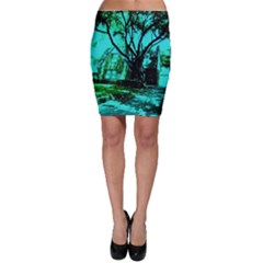 Hot Day In Dallas 50 Bodycon Skirt by bestdesignintheworld