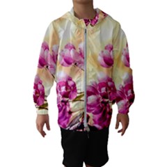 Paradise Apple Blossoms Hooded Windbreaker (kids) by FunnyCow