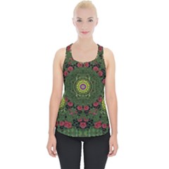 Sunshine Mandala In Rose Heaven Piece Up Tank Top by pepitasart