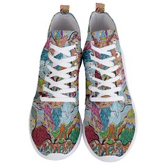 Supersonic Volcano Wizard Men s Lightweight High Top Sneakers by chellerayartisans
