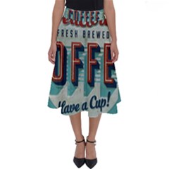 Delicious Coffee Perfect Length Midi Skirt