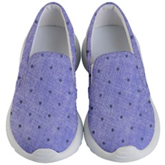 Dot Blue Kid s Lightweight Slip Ons