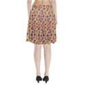 Multicolored Linear Pattern Design Pleated Skirt View2