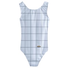 Pie Cooling On The Window Pane Pattern Kids  Cut-out Back One Piece Swimsuit by emilyzragz