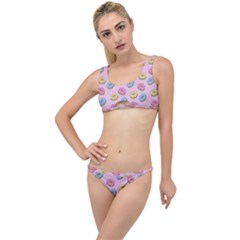 Donuts Pattern The Little Details Bikini Set by Valentinaart