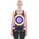 Mandala Art Design Pattern Piece Up Tank Top View1