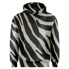 Zebra Print Men s Overhead Hoodie by NSGLOBALDESIGNS2