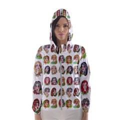 All The Petty Ladies Hooded Windbreaker (women) by ArtByAng