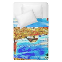 Lake Chalet Mountain Art Duvet Cover Double Side (single Size)