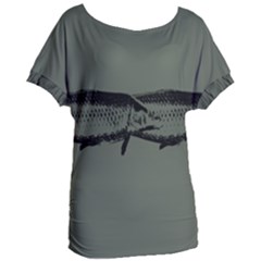 Carp Fish Women s Oversized Tee