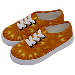 Kaleidoscopic Flower Kids  Classic Low Top Sneakers by yoursparklingshop