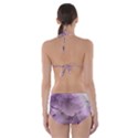 Wonderful Flowers In Soft Violet Colors Cut-Out One Piece Swimsuit View2