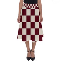 Pattern Background Texture Perfect Length Midi Skirt
