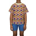 Fruit Tree Salad Pattern Kids  Short Sleeve Swimwear View1