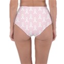 Pink Ribbon - breast cancer awareness month Reversible High-Waist Bikini Bottoms View4