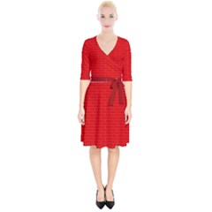 Maga Make America Great Again Usa Pattern Red Wrap Up Cocktail Dress by snek