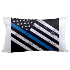Usa Flag The Thin Blue Line I Back The Blue Usa Flag Grunge On Black Background Samsung Note 4 Hardshell Back Case by snek