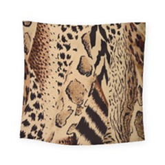 Animal Pattern Design Print Texture Square Tapestry (small) by Wegoenart