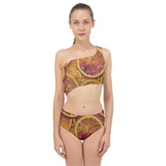 Blood Orange Fruit Citrus Fruits Spliced Up Two Piece Swimsuit by Wegoenart