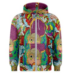 Supersonic Armadillo Men s Zipper Hoodie by chellerayartisans